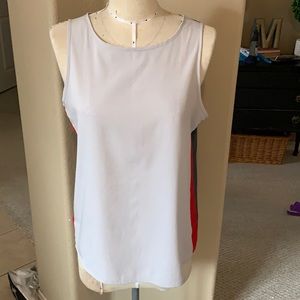 NWOT Tank with back zipper detail